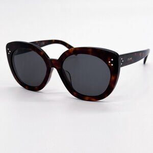 NEW CL40295F 52A CELINE SUNGLASSES HAVANA GREY EYEWEAR